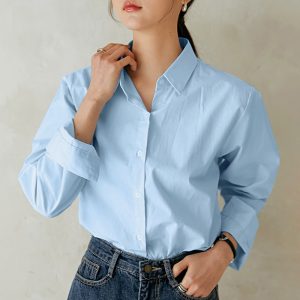 Bluser & Skjørter | Dame Sanna Organic Oxford Shirt