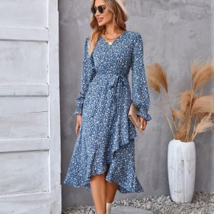 Kjoler | Dame Carly Wrap Dress